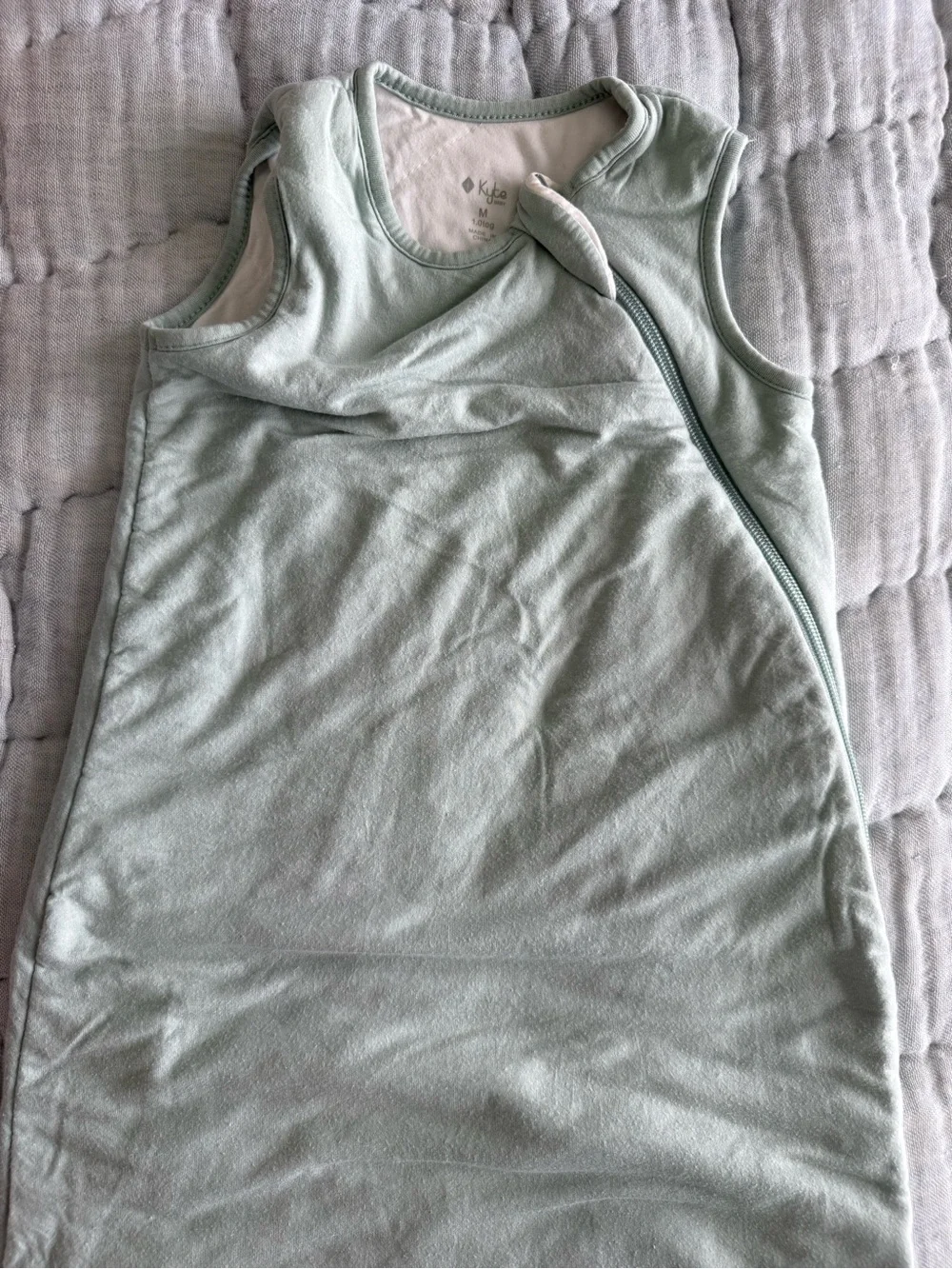 Kyte BABY Sage Green Sleeveless Sleep Sack
